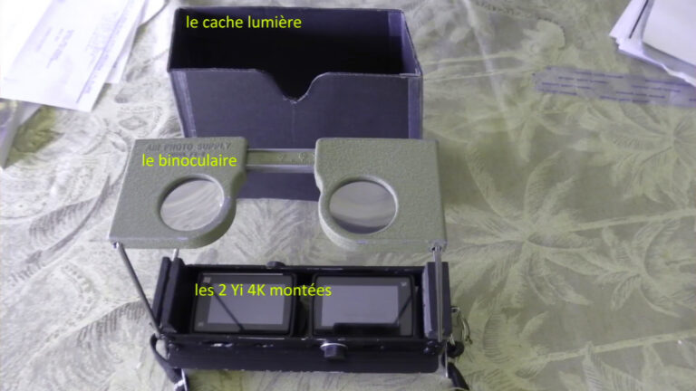 Couplage 2 caméras Yi 4k