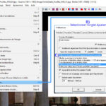 Edition preferences ajustement