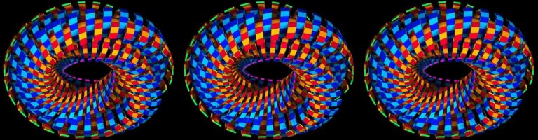 Anneau de crochets (Mathematica, Cinema 4D)