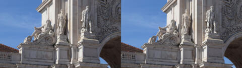 Sur l'arc de triomphe