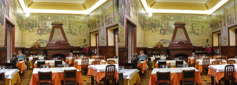 Casa do Alentejo, avec fresque en azulejos