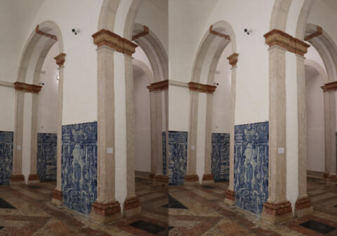 Panneaux d'azulejos du XVIIIe siècle à São Vicente de Fora