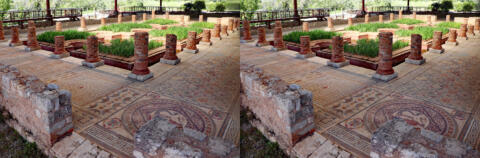 villa avec mosaIques romaines