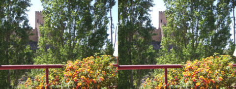 près du château