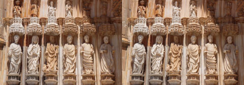 Portail gothique, détail