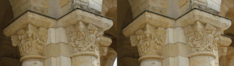 Les chapiteaux de l'Abbaye