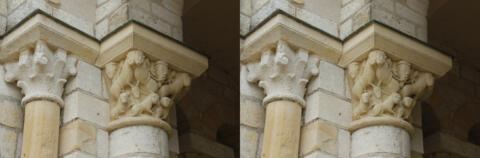 Les chapiteaux de l'Abbaye