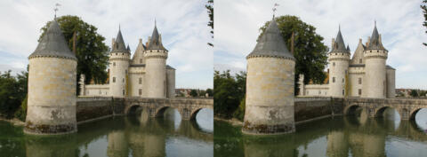 Château, coté Est avec ancienne tour