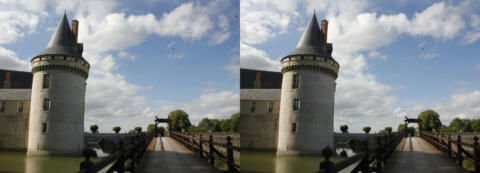 Passerelle sur la Sange, au sud