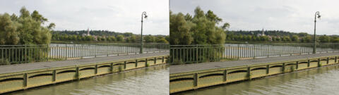 Pont-canal, la Loire et l'église de Briare