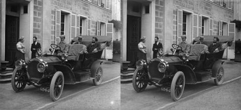 Mme Flammarion, Baldet, chauffeur, Lowell, Flammarion