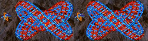 2 cages en forme de noeud