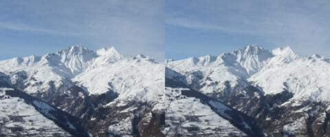 Vue Nord depuis Arc 1600