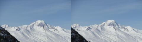 Arc 1950, le Mont Blanc