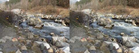 L'Yser, près du centre nautique Intenationnal de Kayacks