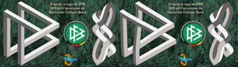 Logo de DBF mis en 3D