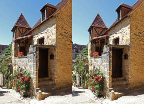 Rue Montaigne, maison où est né l'écrivain Jean-Joseph Escande