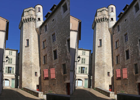 Hôtel de Sallegourde vu de l'impasse du calvaire