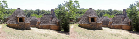Les cabanes de pierre sêche