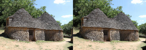 Beau duo de cabanes