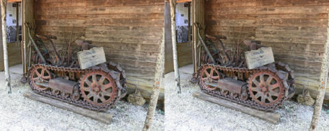 Tank Renault de 1918 converti en tracteur