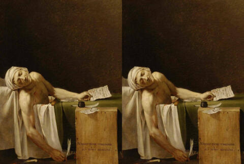 Marat de Jacques Louis David