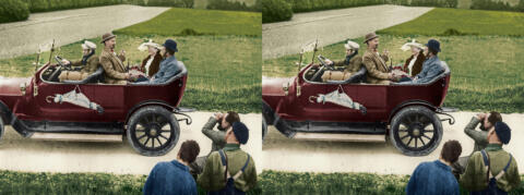 Colorisation, tournage film Knock