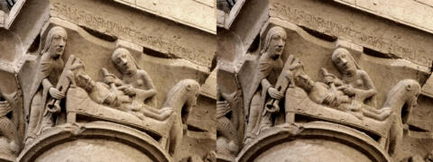 Saint Pierre d'Aulnay Sanson et Dalila