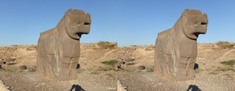 Sculpture de basalte (temple)