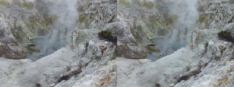 Wai-O-Tapu. Cratère.