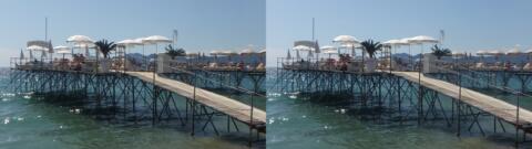 La jetée « O'Key Beach »