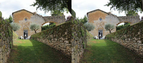 Logis habitable parmi les ruines