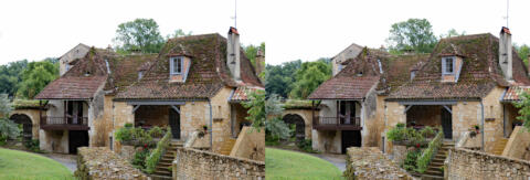 Belles demeures dans le village