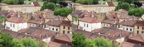 quelques toits du bourg