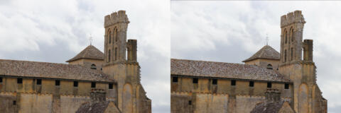 Tour restante de la 1ère église du XIème siècle