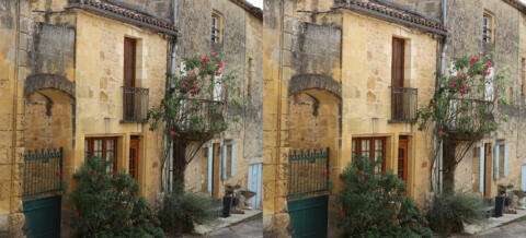 Patchwork des façade du village