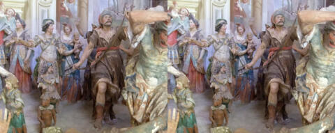 Saint François rencontre le sultan dEgypte
