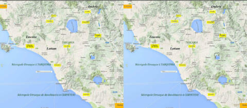 Carte Italie Centre