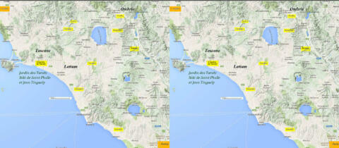 Carte Italie Centre