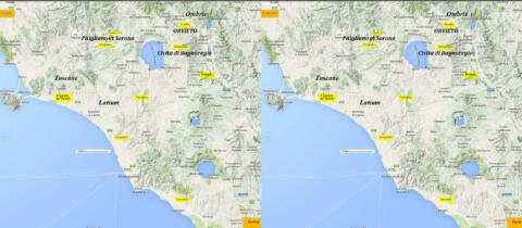 Carte Italie Centre