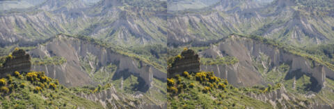 Valle dei calanchi, détail