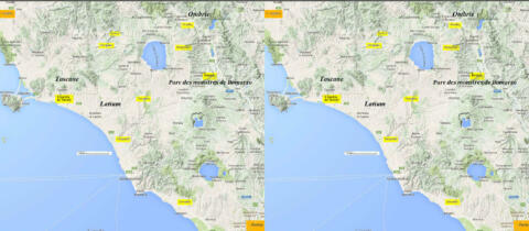 Carte Italie Centre