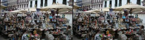 Brocante dans la ville ancienne d'Ouro Preto