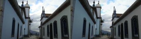 derrière l'église