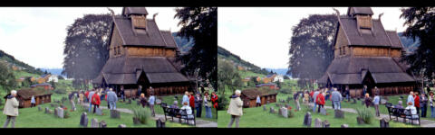 Eglise en bois debout