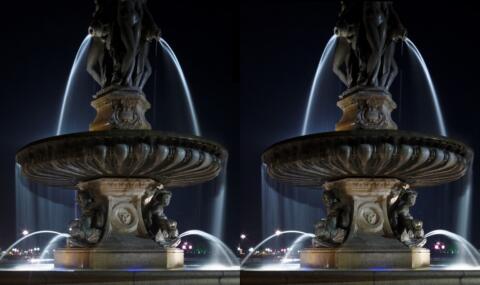 Fontaine de la place de la bourse - Bordeaux