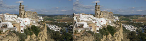 Arcos vu du Parador
