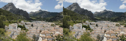 Village niché dans la sierra