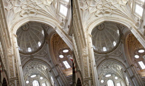 Cathédrale au centre de la Mezquita