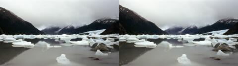 Glacier et baie Onelli